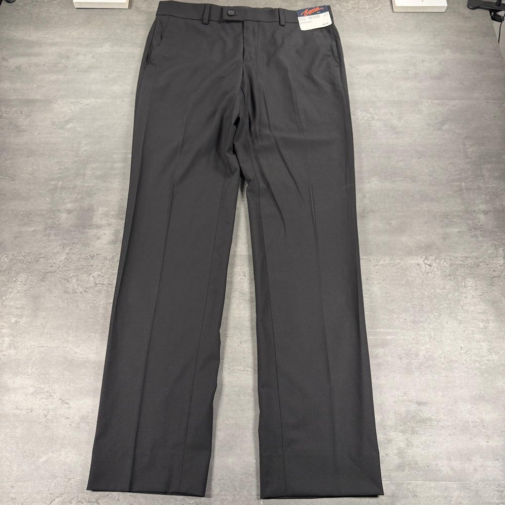 Egara Dress Pant Trouser Mens 34x34 Skinny Fit Black Suit Separates NEW Formal